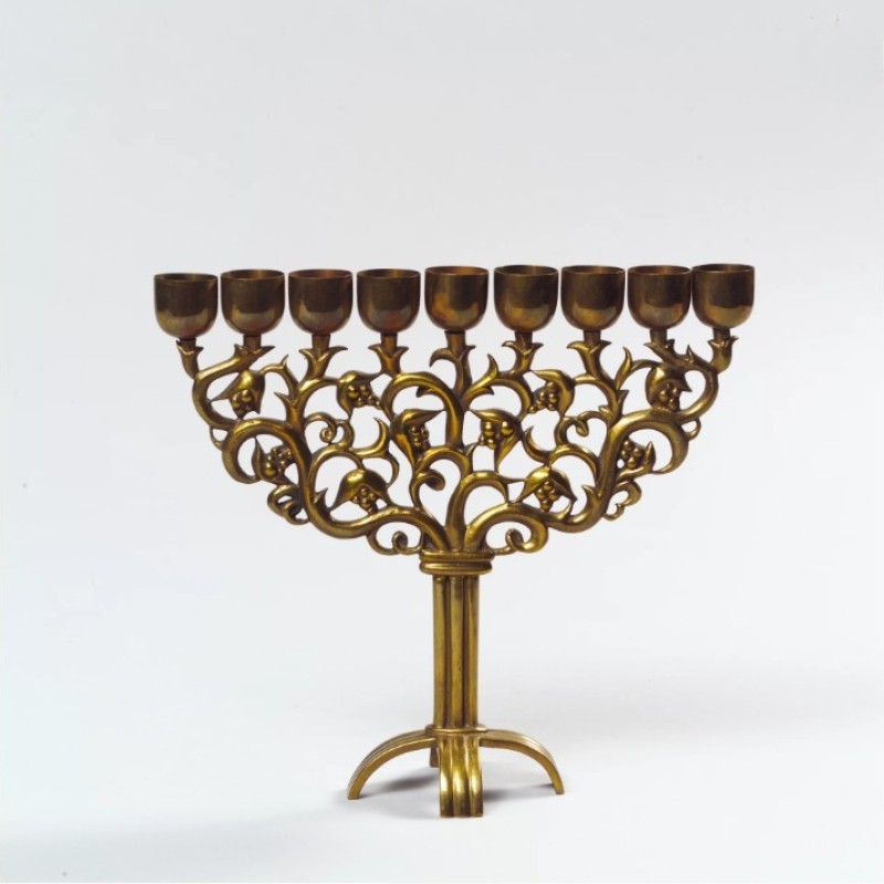 Chanukkia Wiener Werkstätte Hagenauer