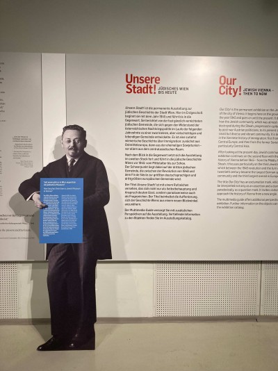 : View of Jakob Bronner at the beginning of the permanent exhibition